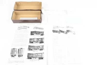 HO Scale Westerfield #6453 D&RGW Rio Grande 40' Fowler Clone Box Resin Kit - Image 1 of 2