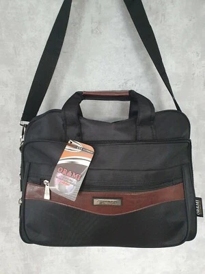 OR & MI Laptop Tasche XL Schwarz Aktentasche Bag Kurier Schultertasche Umhängetasche neu