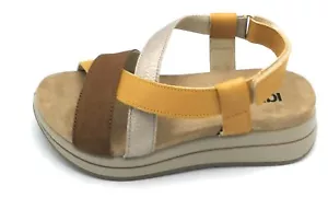 Igi e Co 5677633 sandalo nabuk platino multicolor strap-on fondo gomma Q - Imagen 1 de 4