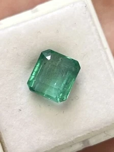 3.26 CT Loose Natural GIA Certified Emerald - Picture 1 of 10