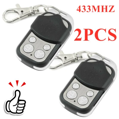2 Stück Universal Funk 433 MHz Fernbedienung Alarmanlage Handsender Garagentor - Bild 1 von 4
