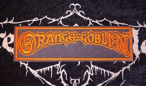 Orange Goblin bestickt Bügelbild Patch (Science not Fiction, Elektrischer Zauberer) - Bild 1 von 3