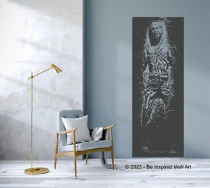 Han Solo Carbonite Wall Sticker - 2 Sizes to Choose - Picture 1 of 2