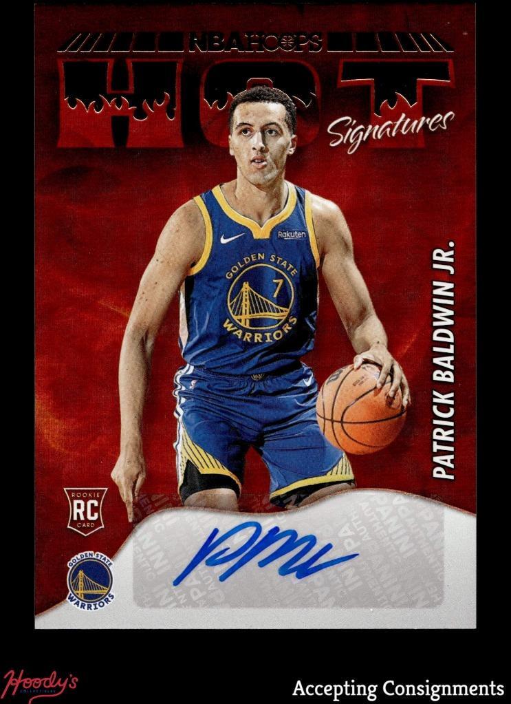 2022-23 Hoops Hot Signatures Rookie Hyper Gold #28 Patrick Baldwin Jr. RC AUTO