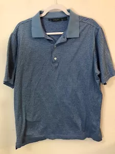 Polo da golf Bobby Jones blu chiaro manica corta taglia large - Foto 1 di 3