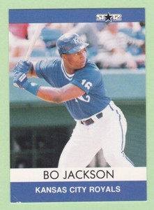 1990 - 91 1991 STAR ST*R #NNO BO JACKSON ROYALS BATTING ULTRA RARE ODD-BALL