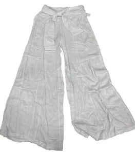 Catalina Women’s White Sun Cotton Pants In A Size Small - Picture 1 of 2