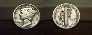 1925-D MERCURY WINGED LIBERTY HEAD SILVER DIME 1925D US COIN - Picture 1 of 1