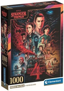 Clementoni Jigsaw Puzzle 1000 Pieces Stranger Things, Season 4 - Picture 1 of 2