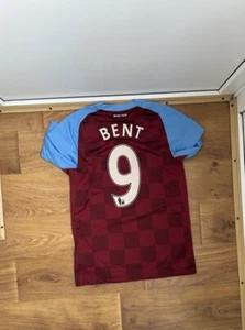 Aston Villa AVFC 2011/2012 Home Football Shirt Soccer Jersey Nike Men's S Bent - Picture 1 of 10