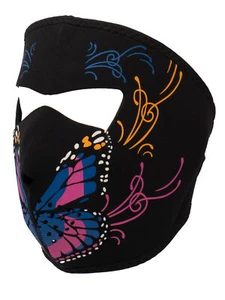 Máscara facial de neopreno para hombre - máscara exterior para clima frío, mariposa colorida - Imagen 1 de 4