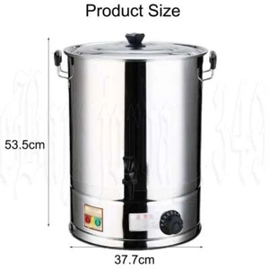 48L Hot Water Stainless Steel Urn with Concealed Element Boiler Tea Kettle 2800W - Picture 1 of 12