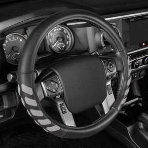 Truck Steering Wheel Cover Large Size for 15.5-16.5 Inch Size by CATERPILLAR - Picture 1 of 7