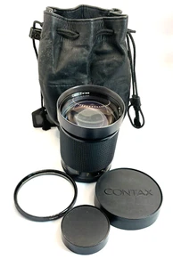 Top Mint Contax Carl Zeiss Planar T* 135mm f/2 AEG C/Y mount +Caps & case - Picture 1 of 21