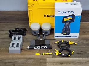 Trimble R10 Dual GPS GNSS Beidou Galileo RTK Base & Rover Setup w/ TSC5 Access - Picture 1 of 6
