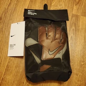 Nike GK Grip 3 Gloves Goalkeeper Soccer Futbol Copper Sz 8 DV3097-810 New - Picture 1 of 6