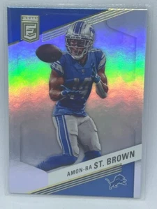 Amon-Ra St. Brown 2023 Panini Donruss Elite Fußball Nr. 7 - Bild 1 von 2