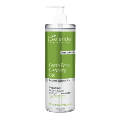 GEL LIMPIADOR FACIAL SUAVE BIELENDA PROFESIONAL LIBRE DE ACNÉ PRO EXPERT Foto 1 de 2