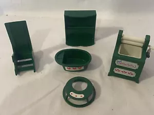 Vintage Sylvanian Families grüne Möbel (014) - Bild 1 von 4
