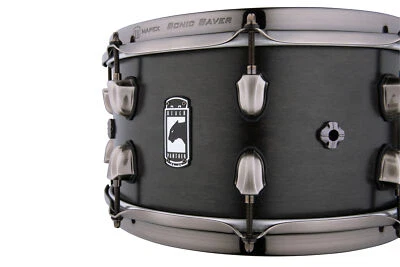 Mapex Black Panther Hydro 7-Ply Maple/Walnut/Maple 13x7" Snare Wood: Small/Dark - Image 1 of 4