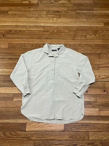 Banana Republic Mens 100% Silk Shirt Size XS Khaki Beige Long Sleeve Button Down - Picture 1 of 3