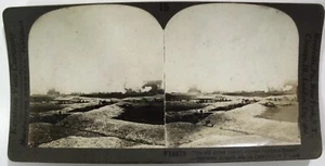 WW1 "FRANZÖSISCHE GRABEN, NORDKOMPIEGNE, FRANKREICH" SCHLUSSSTEIN STEREOVIEW V18879 - Bild 1 von 3