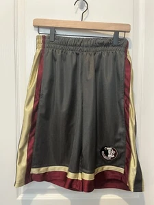 FSU Florida State Seminoles Gray Men’s Size Medium Basketball Shorts Colosseum - Picture 1 of 8