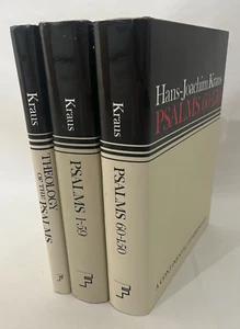 Hans-Joachim Kraus A Commentary Psalms 1-59, 60-159, Theology of Psalms Set of 3 - Picture 1 of 4