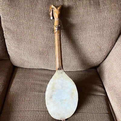 Kemane Traditional Macedonian handmade walnut, Gusla or Gusle  BrokeInstrument - Image 1 of 4