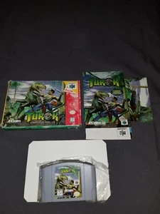 N64 Super NINTENDO 64 SNES japan Game Cartridge Turok Dinosaur Hunter Box game - Picture 1 of 1