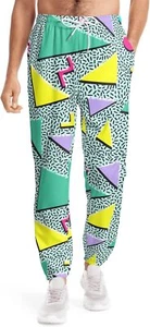90s Joggers for Men 80s Sweatpants Funny Casual Track Pants XX-Large, White - Picture 1 of 7