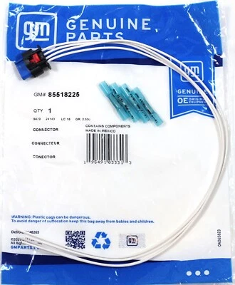 Genuine GM 85518225 Fuel Pressure Sensor Connector 2017-2025 L5P Duramax 6.6L - Image 1 of 4