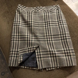 Ann Taylor Rock Damen Petites OP Tweed wie kariert Schlitze Karriere Business - Bild 1 von 8