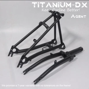 Titanium-DX Titanium Gabel und Hinterbau für Brompton - Bild 1 von 2