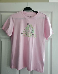 Neu Adidas T-Shirt Damen Rosa Pastell Kurzarm Regular Fit Gr. M - Bild 1 von 3