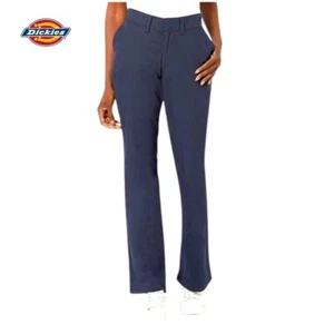 DICKIES Women's Flex Slim Twill Bootcut Pant, Size 16 , FP121 DN Size:16 Regular - Picture 1 of 3