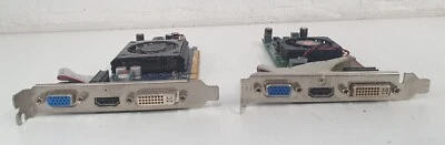 2x Job Lot ATI (HD5450 1GB+HD4350 512MB)Video Graphic card Dell PN:0KP8GM/0P002P - Image 1 of 4