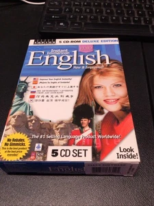 Instant Immersion English  New & Improved 5cd Set - Picture 1 of 5