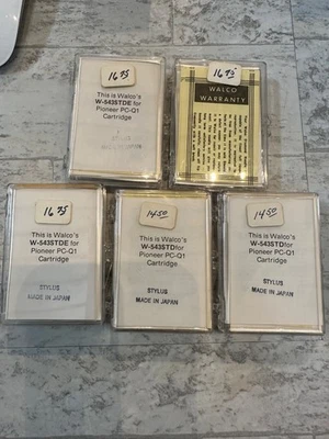 5 Vintage NOS Diamond Stylus PIONEER Lot PC-Q1  Made in Japan NEW Old Stock - Image 1 of 4