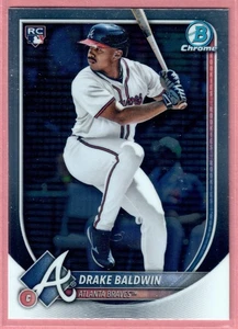 2025 Bowman Chrome Drake Baldwin Rookie #75 Braves RC QTY - Picture 1 of 2