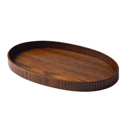 Wooden Serving Platter Versatile Wooden Tray Wood Breakfast Platter for Food - Image 1 of 4