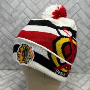 Cappello Reebok NHL 2017 invernale classico Chicago Blackhawks Pom Beanie St. Louis - Foto 1 di 9