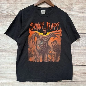 Skinny Puppy Graphic T-Shirt Black Comfort Colors Men’s Large Band Tee Rare - Picture 1 of 9