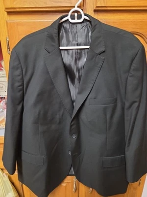Chaqueta de traje negra para hombre Giorgio Fiorelli ~ súper fina ~ talla 48 Foto 1 de 4