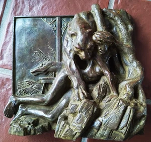 FRANK PÉ - Statuette ZOO : MANON ET LA PANTHERE - Ziggourat 1997 - 100 ex. - Picture 1 of 6