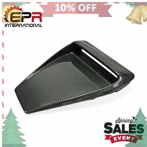 Carbon Fiber CS Style Front Hood Scoop Vent Kits For Mitsubishi Evolution EVO 10 - Picture 1 of 9