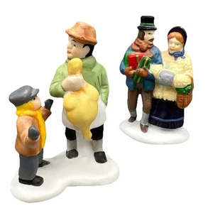 Dept 56 Dickens Village Christmas Day In the Morning Boy Poulterer Passerby’s - Bild 1 von 12