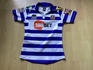 Ladies Wigan warriors Rugby Team Womens Away Shirt 2015/16 errea Small 10 - Picture 1 of 5