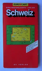 Länderkarte/Autokarte SCHWEIZ,  RV Verlag 1991 - Bild 1 von 1
