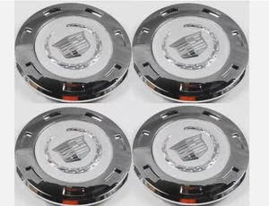 PARA 07-14 CADILLAC ESCALADE CROMO 22" 7 RADIOS TAPACUBOS CENTRALES RUEDA CON ANILLO NUEVO - Imagen 1 de 1